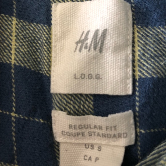 USED Mens H&M L/S Button Down Shirt - Small - Picture 2 of 3